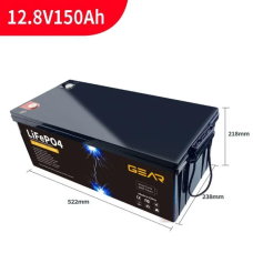 Акумуляторна батарея GEAR LiFePo4 12.8V / 150 Ah (1920Wh) (GB-LiFePo4-12.8/150)