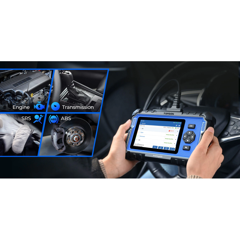 5-дюймовий діагностичний автосканер TOPDON ArtiDiag600 OBD2