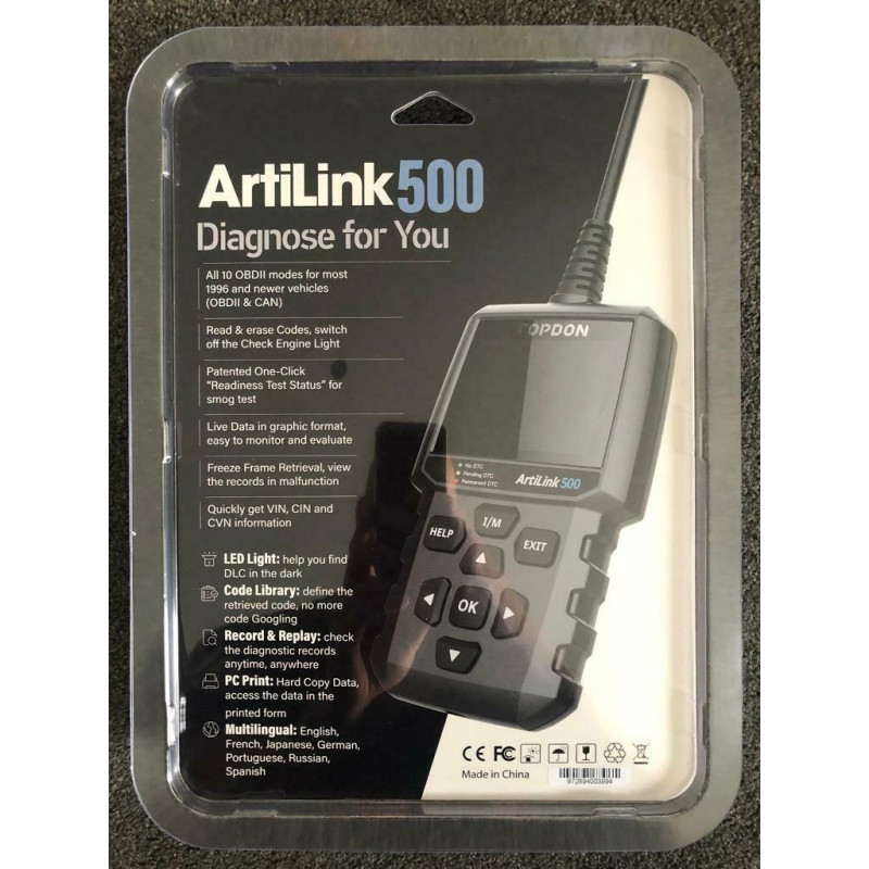 Діагностичний автосканер ArtLink 500