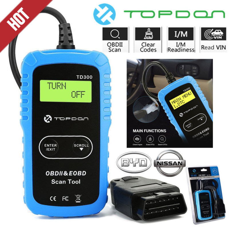 Діагностичний автосканер TD 300