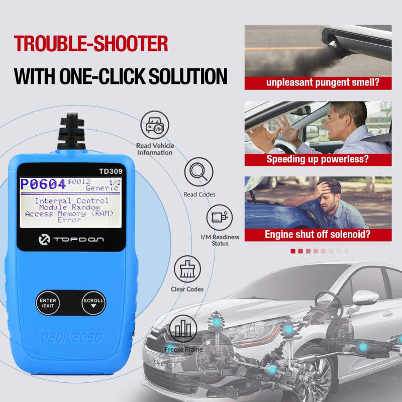Діагностичний автосканер TD 309