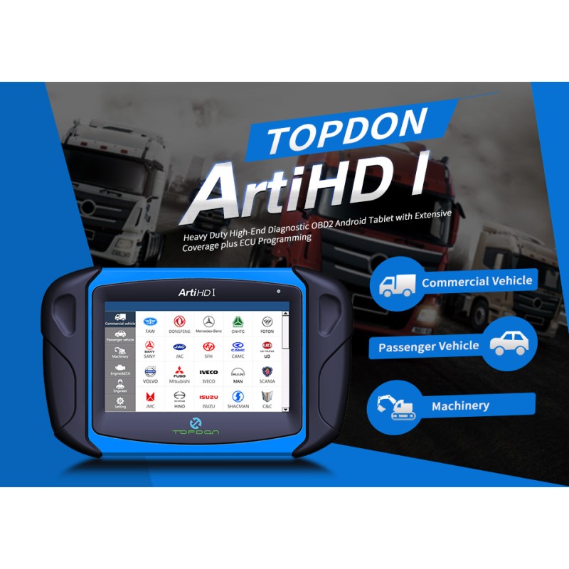 Діагностичний автосканер для вантажівок ArtiHD