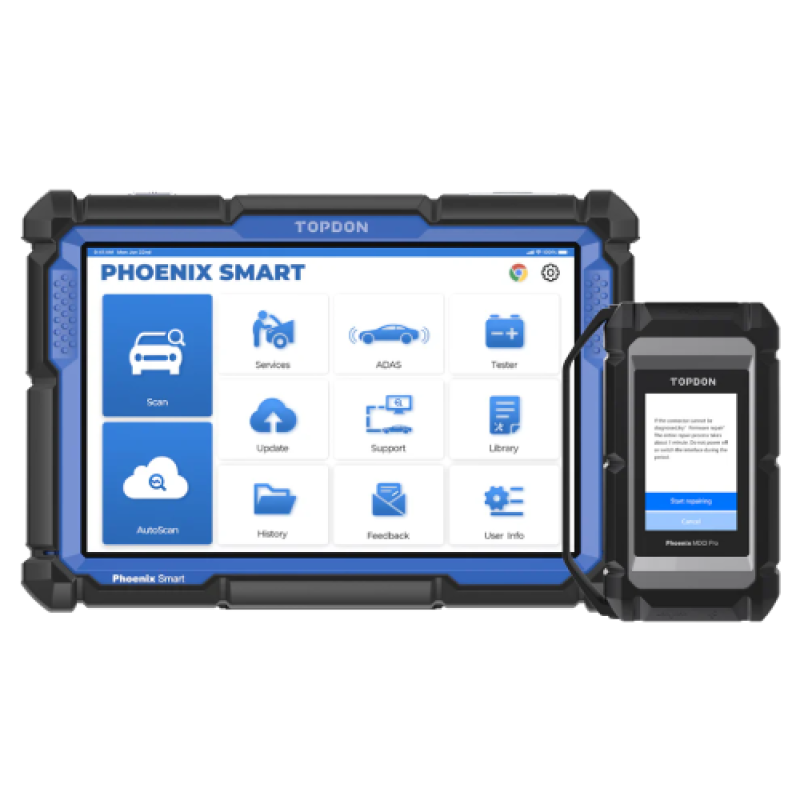 10,1-дюймовый диагностический автосканер OE уровня TOPDON Phoenix Smart