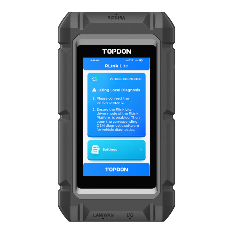 Діагностичний автосканер TOPDON RLink Lite