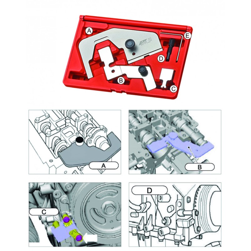 Набір фіксаторів FORD ECOBOOST 2.0, 2.3