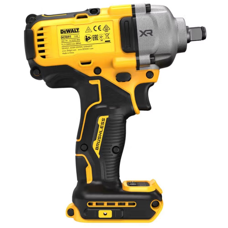 Гайковерт ударный аккумуляторный бесщёточный DeWALT DCF891N Гайковерт ударный аккумуляторный бесщёточный DeWALT DCF891N