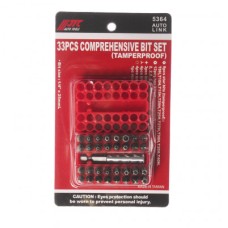 Набор бит 1/4" секретных 33ед.  JTC