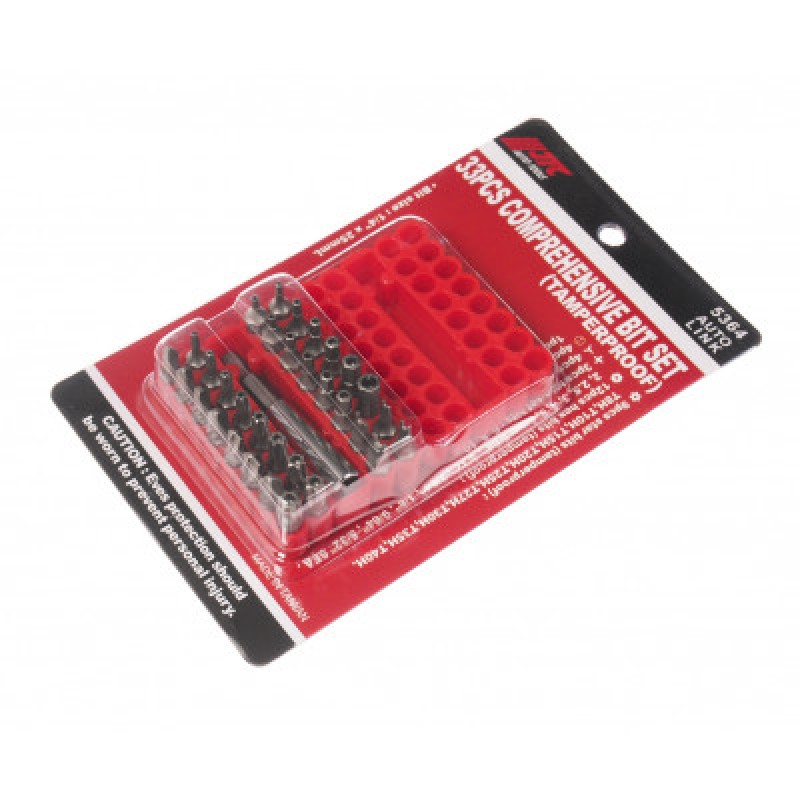 Набор бит 1/4" секретных 33ед.  JTC