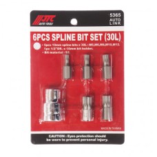Набор бит 10мм SPLINE M5-M12 6ед.  JTC
