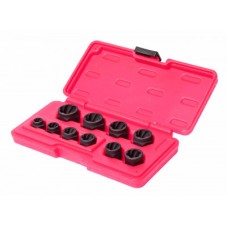 Набор головок для поврежденных гаек 10ед.  JTC