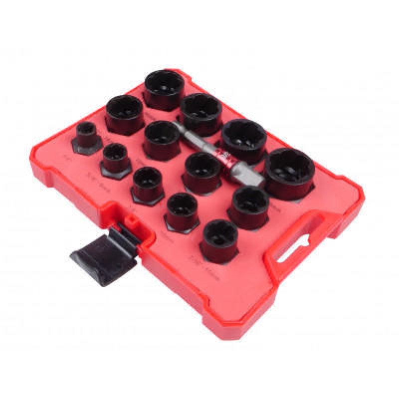 Набор головок для поврежденных болтов и гаек 14ед. VIKTEC