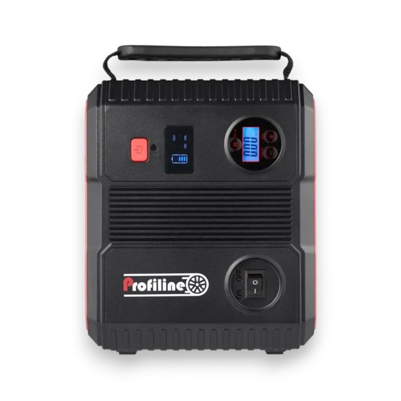 Пуско-зарядний пристрій з компресором Profiline BM600 (24000мАг, 3000А, 12В)