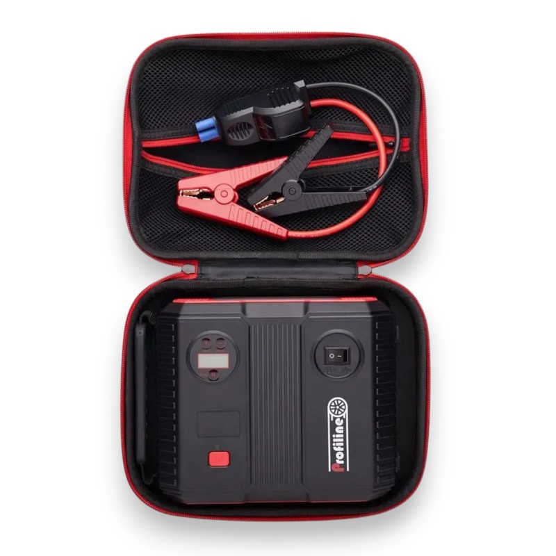 Пуско-зарядний пристрій з компресором Profiline BM600 (24000мАг, 3000А, 12В)