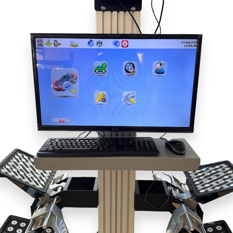 Стенд сход-розвалу 3D SkyRack SR-5043D, 2-х камерний