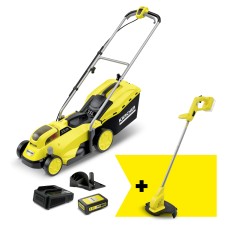 Акумуляторна газонокосарка LMO 18-33 Battery + LTR 18-25 Battery + Швидкозарядний комплект 18 В