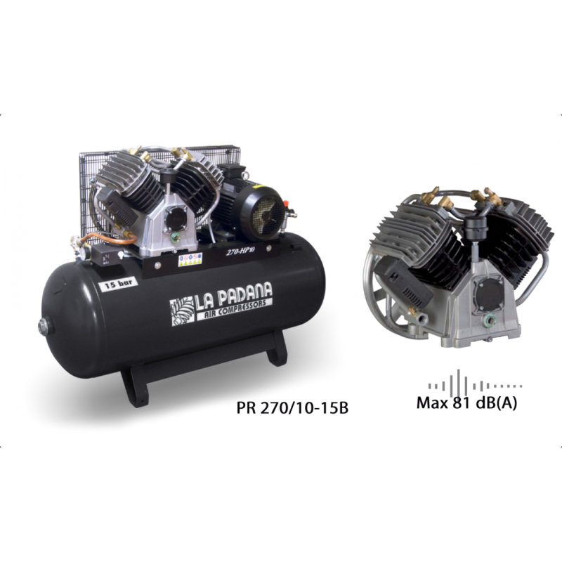 Компресор поршневий Indusrial Pr 15 Bar PR 500/5,5T 15B