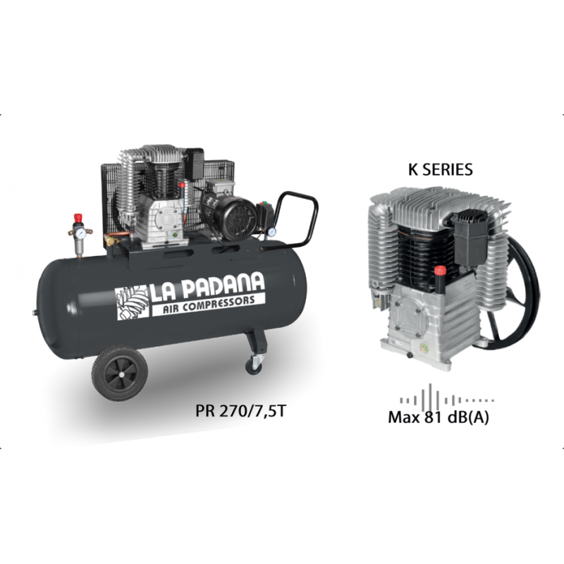 Компресор поршневий Indusrial Pr стаціонарний PR 270/7,5T ST Delta Star Starter