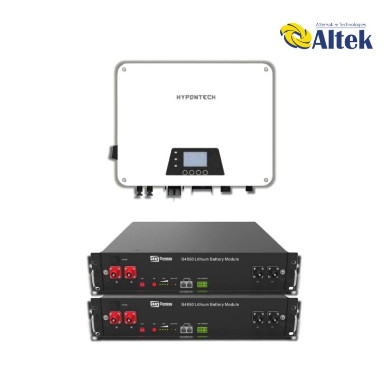 Гібридна станція Hypontech HES-3680 3,68KW, Dyness B4850, 48V & 2.4 кВт