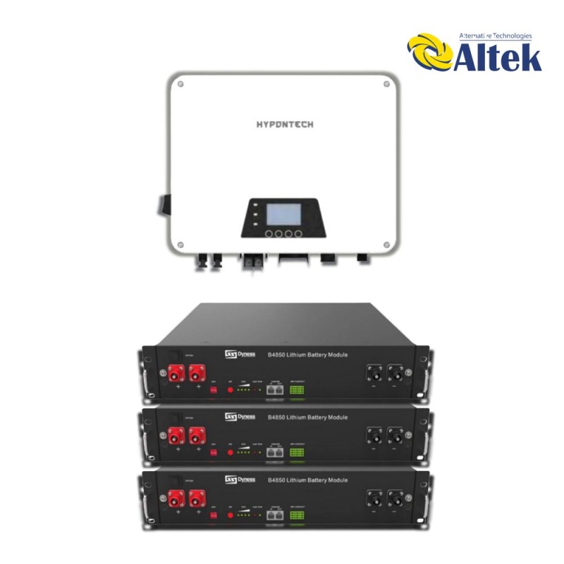 Гібридна станція Hypontech HES-3680 3,68KW, Dyness B4850, 48V & 2.4 кВт (3 шт.)